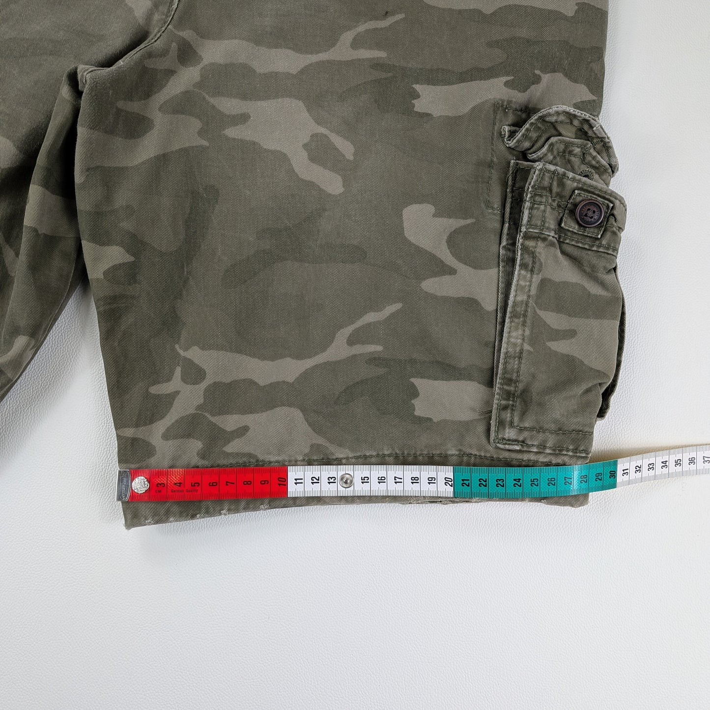 Bermuda cargo vintage Abercrombie & Fitch camo military - 33/M-L