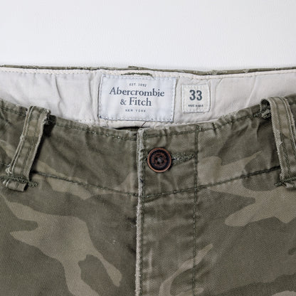 Bermuda cargo vintage Abercrombie & Fitch camo military - 33/M-L