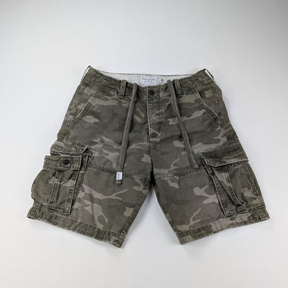 Bermuda cargo vintage Abercrombie & Fitch camo military - 33/M-L