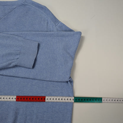 Maglione vintage Tommy Hilfiger scollo a V - XL