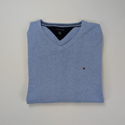 Maglione vintage Tommy Hilfiger scollo a V - XL
