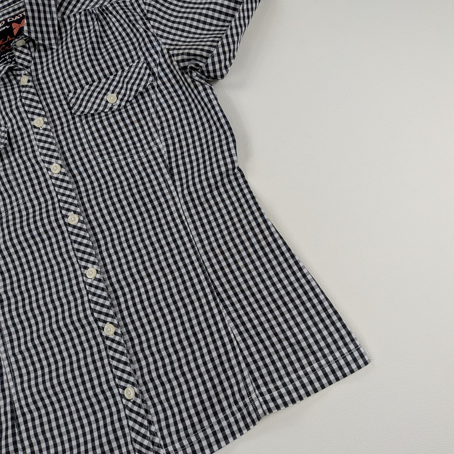 Camicia vintage Blind Date 90s stile pin-up crociera anni 50 - XXS/XS