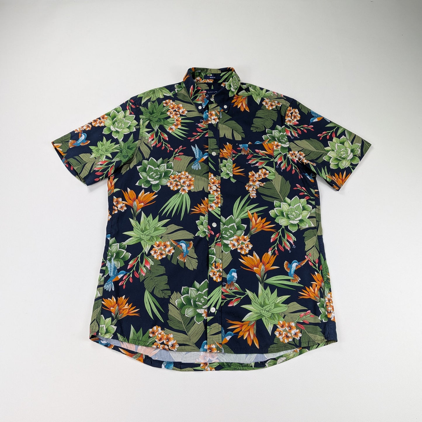 Camicia hawaiana Gant Humming Garden jungle tropical - S