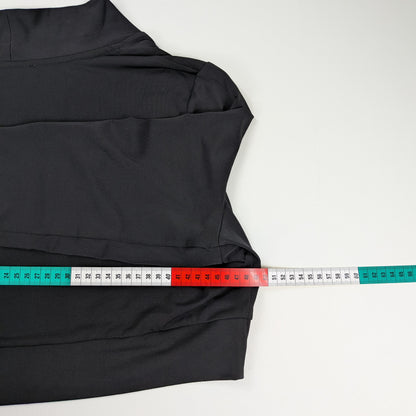 Coprispalle bolero Fabiani total black vintage cropped - M/L