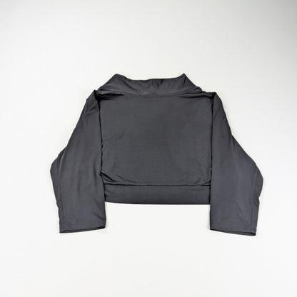 Coprispalle bolero Fabiani total black vintage cropped - M/L