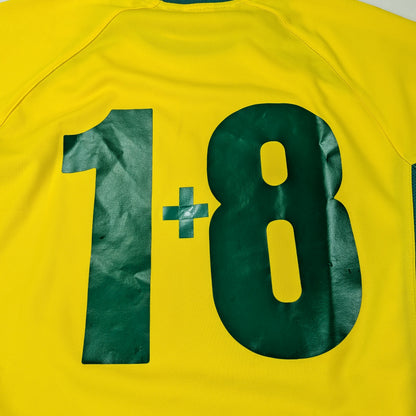 Maglia tecnica vintage Asics Team Line football training - S/M