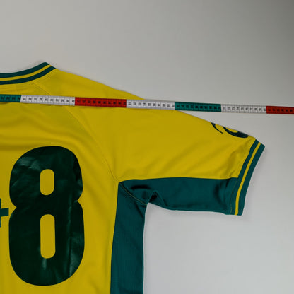 Maglia tecnica vintage Asics Team Line football training - S/M