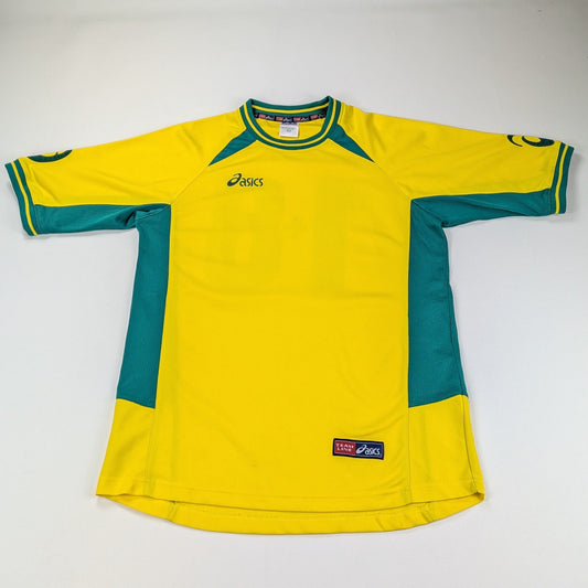 Maglia tecnica vintage Asics Team Line football training - S/M