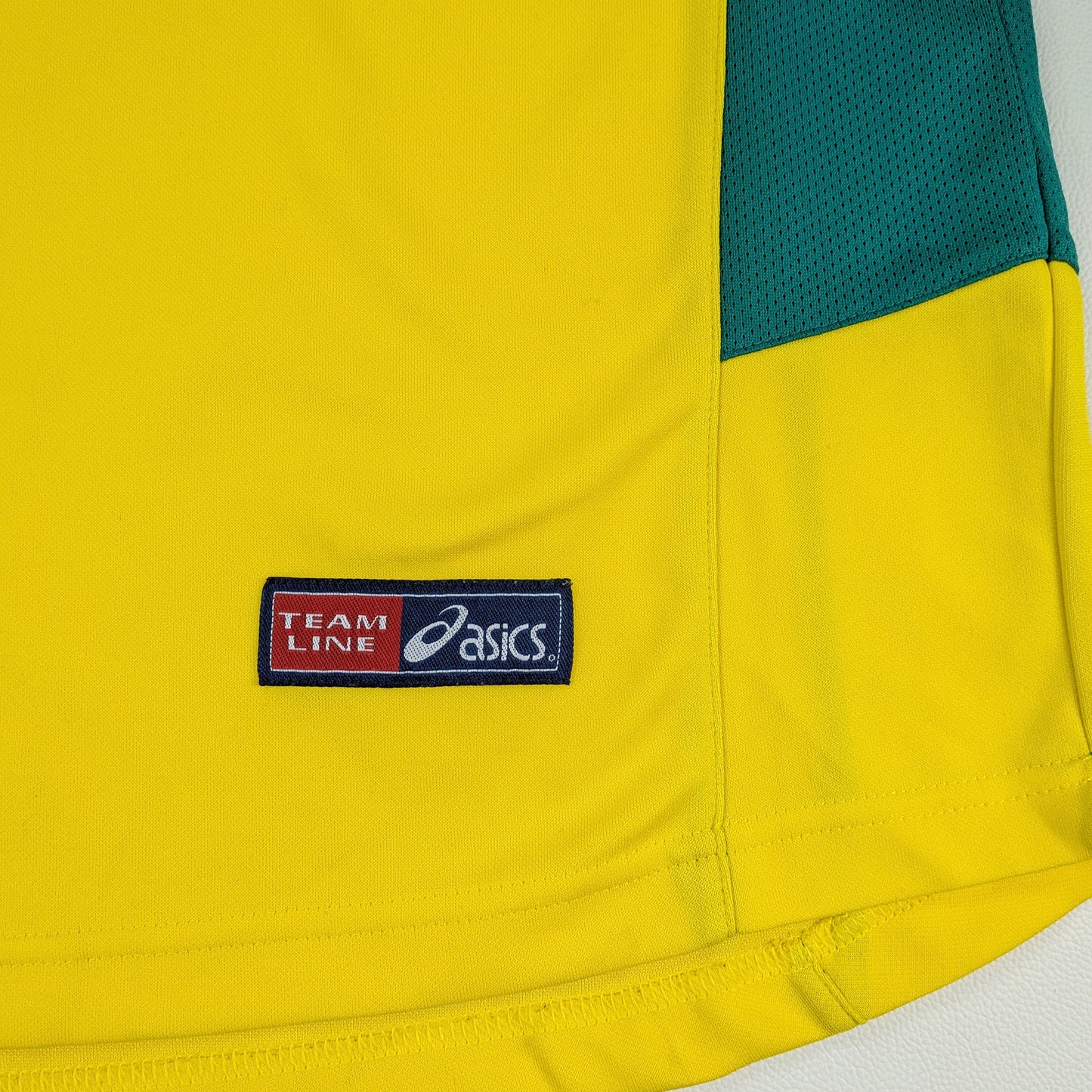 Maglia tecnica vintage Asics Team Line football training - S/M