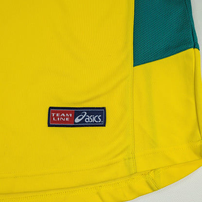Maglia tecnica vintage Asics Team Line football training - S/M