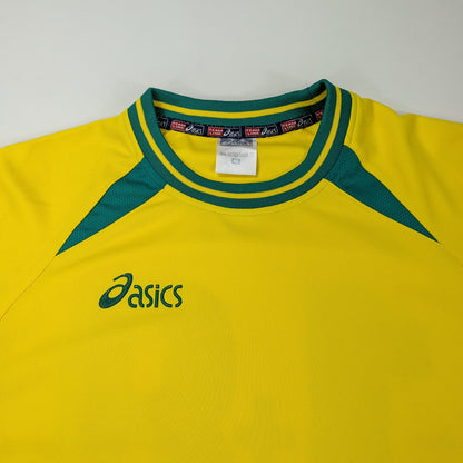 Maglia tecnica vintage Asics Team Line football training - S/M
