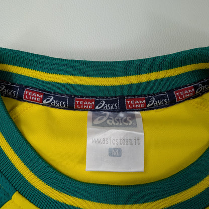 Maglia tecnica vintage Asics Team Line football training - S/M