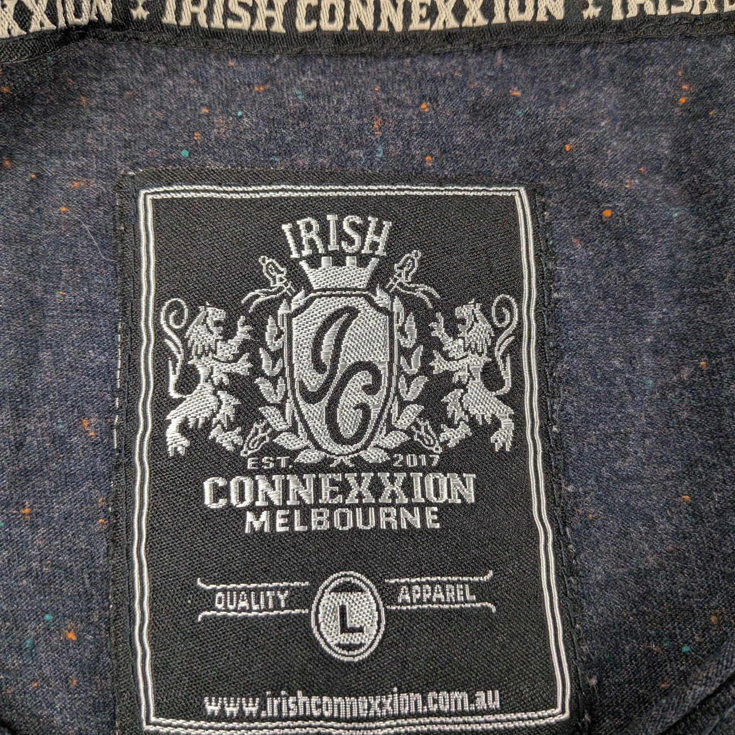 T-shirt Irish Connexxion sportiva college retrò - L
