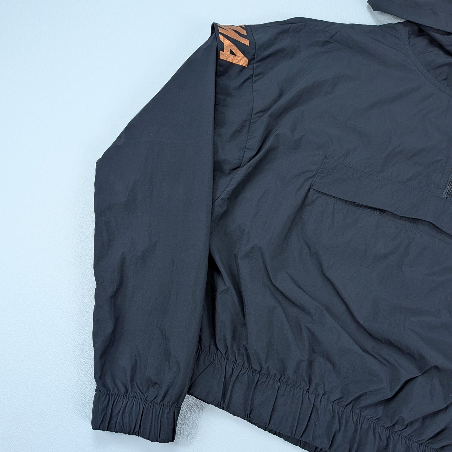 Giacca vintage nera Puma cropped boxy - XS/S