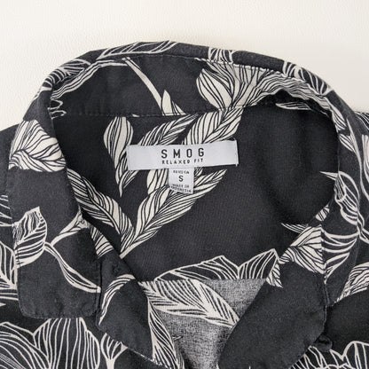 Camicia black & white elegante streetwear - S