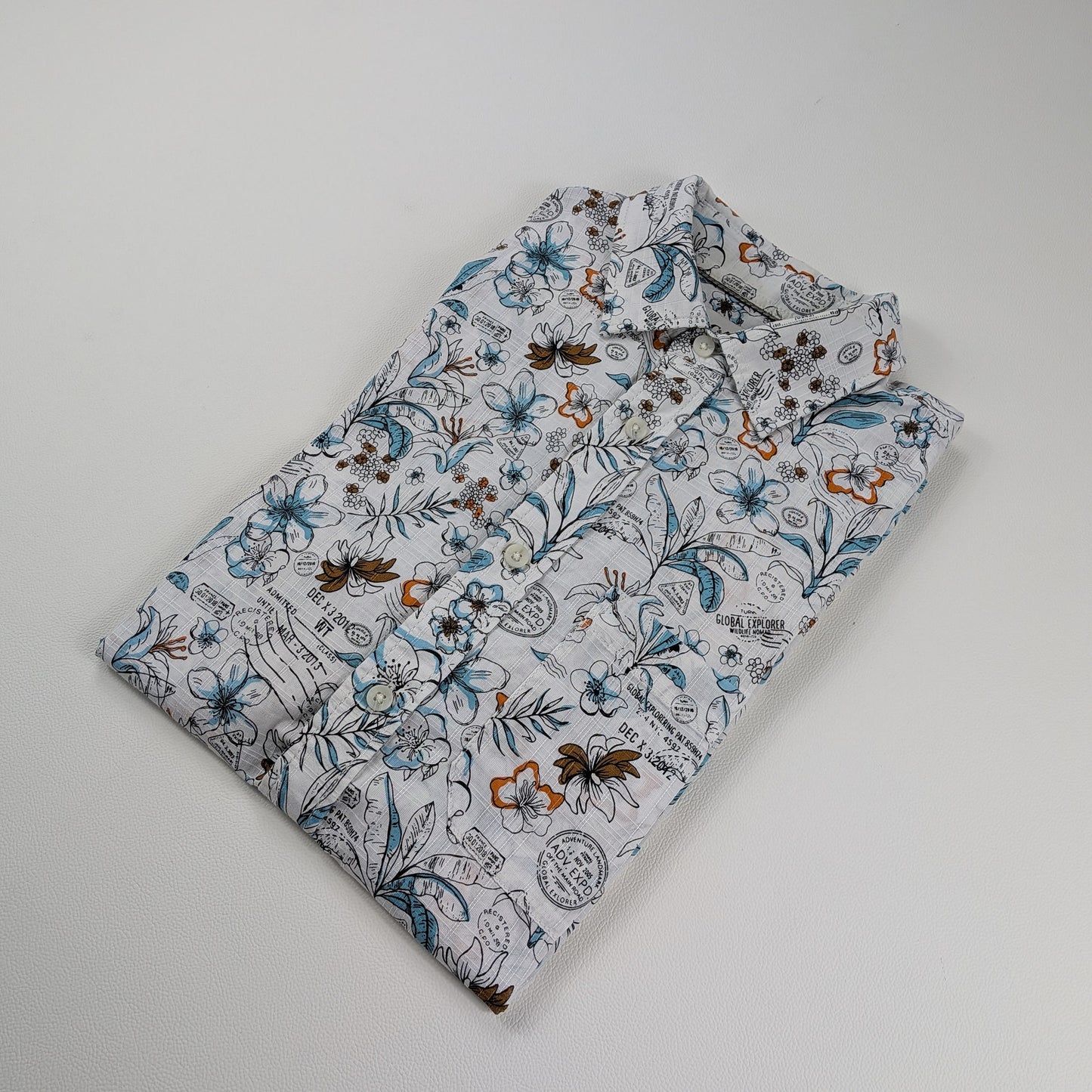 Camicia C&A travel stamp streetwear - M/L