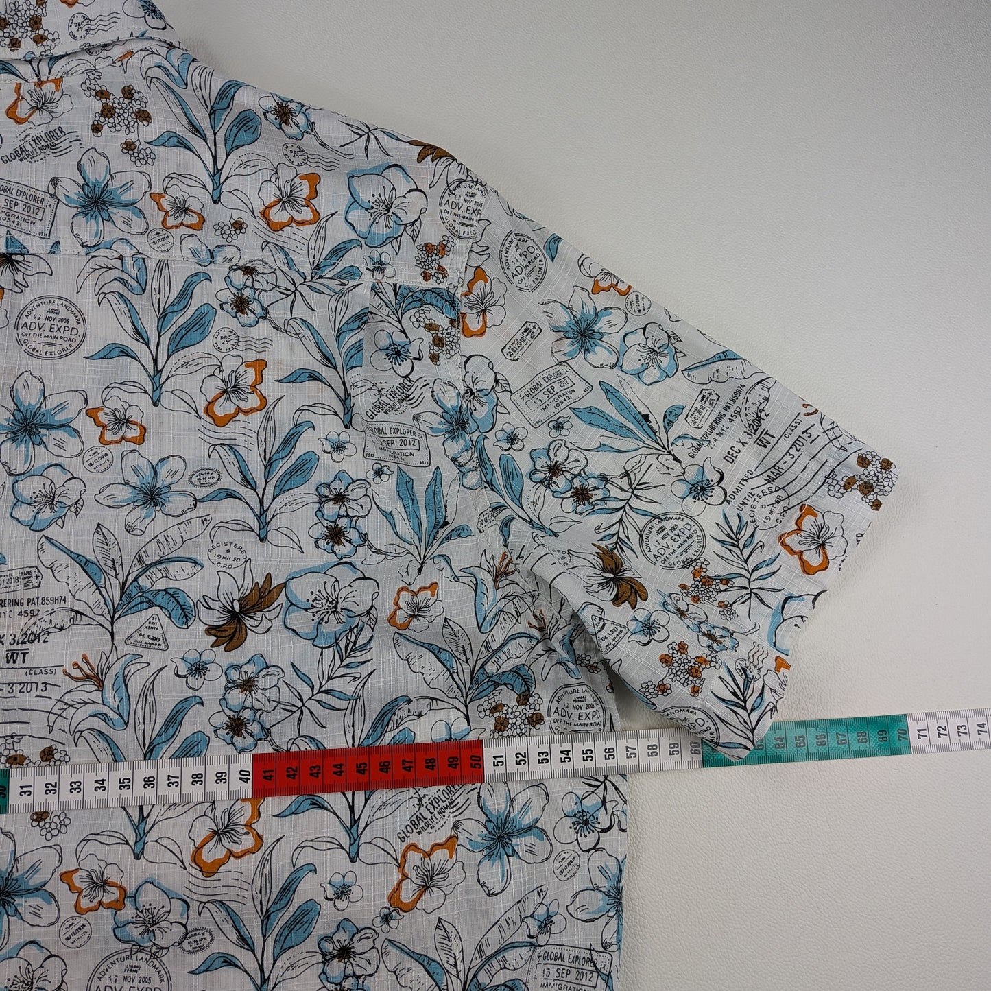 Camicia C&A travel stamp streetwear - M/L