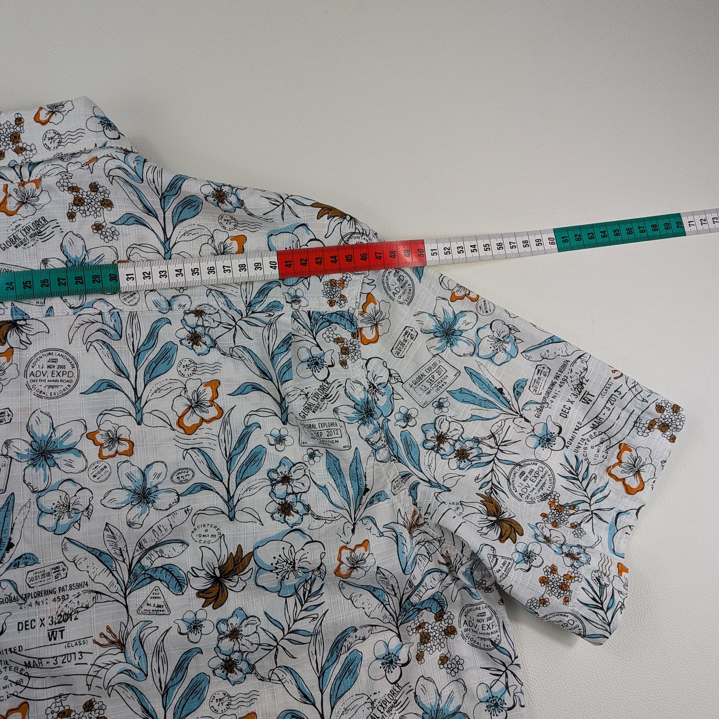 Camicia C&A travel stamp streetwear - M/L