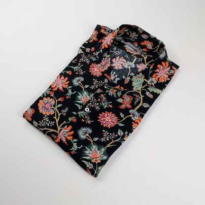 Camicia Cotton&Silk floreale multicolor retrò - L