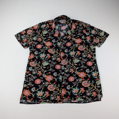 Camicia Cotton&Silk floreale multicolor retrò - L