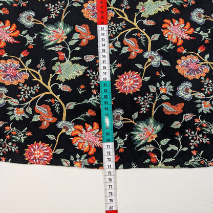 Camicia Cotton&Silk floreale multicolor retrò - L