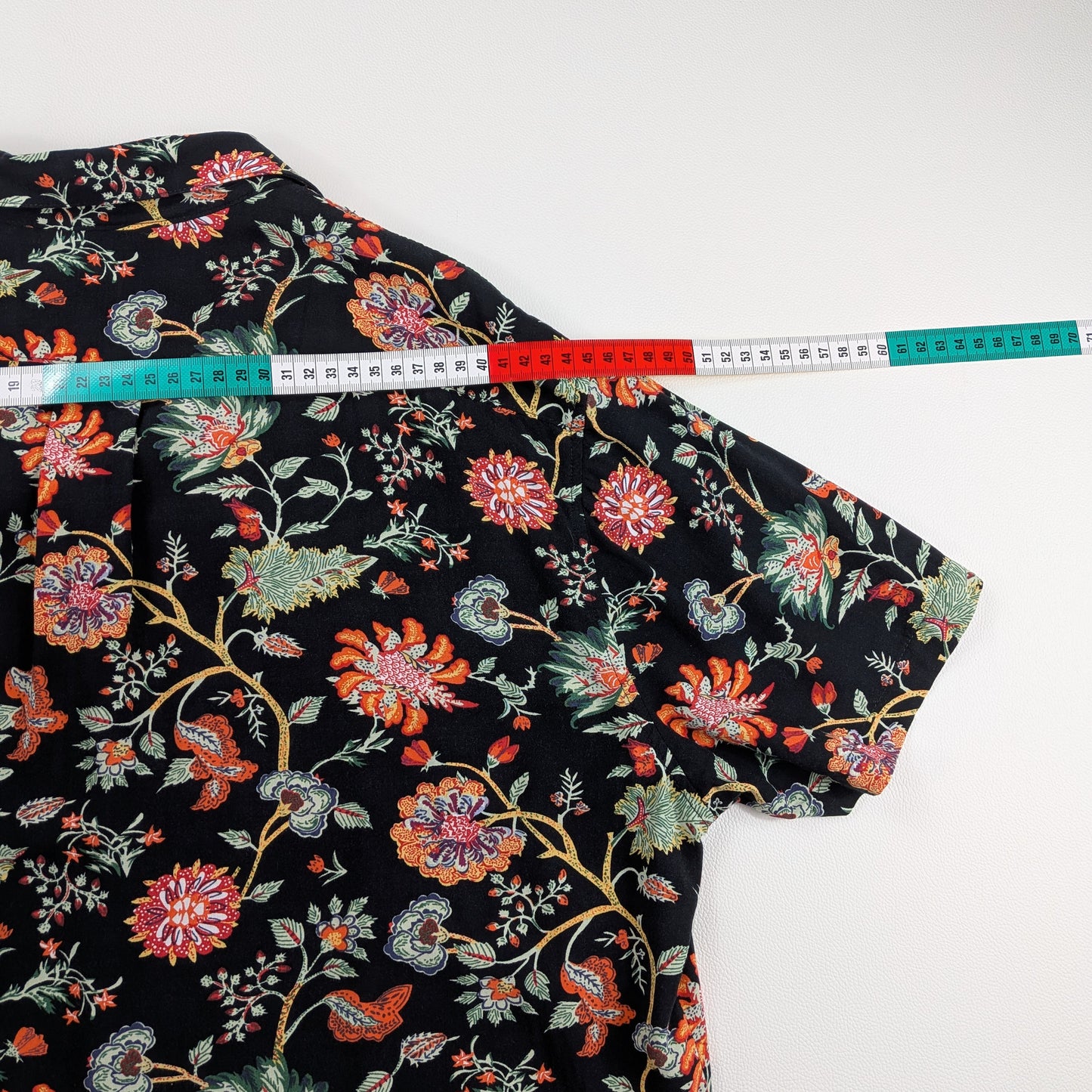 Camicia Cotton&Silk floreale multicolor retrò - L