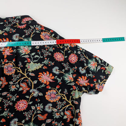 Camicia Cotton&Silk floreale multicolor retrò - L
