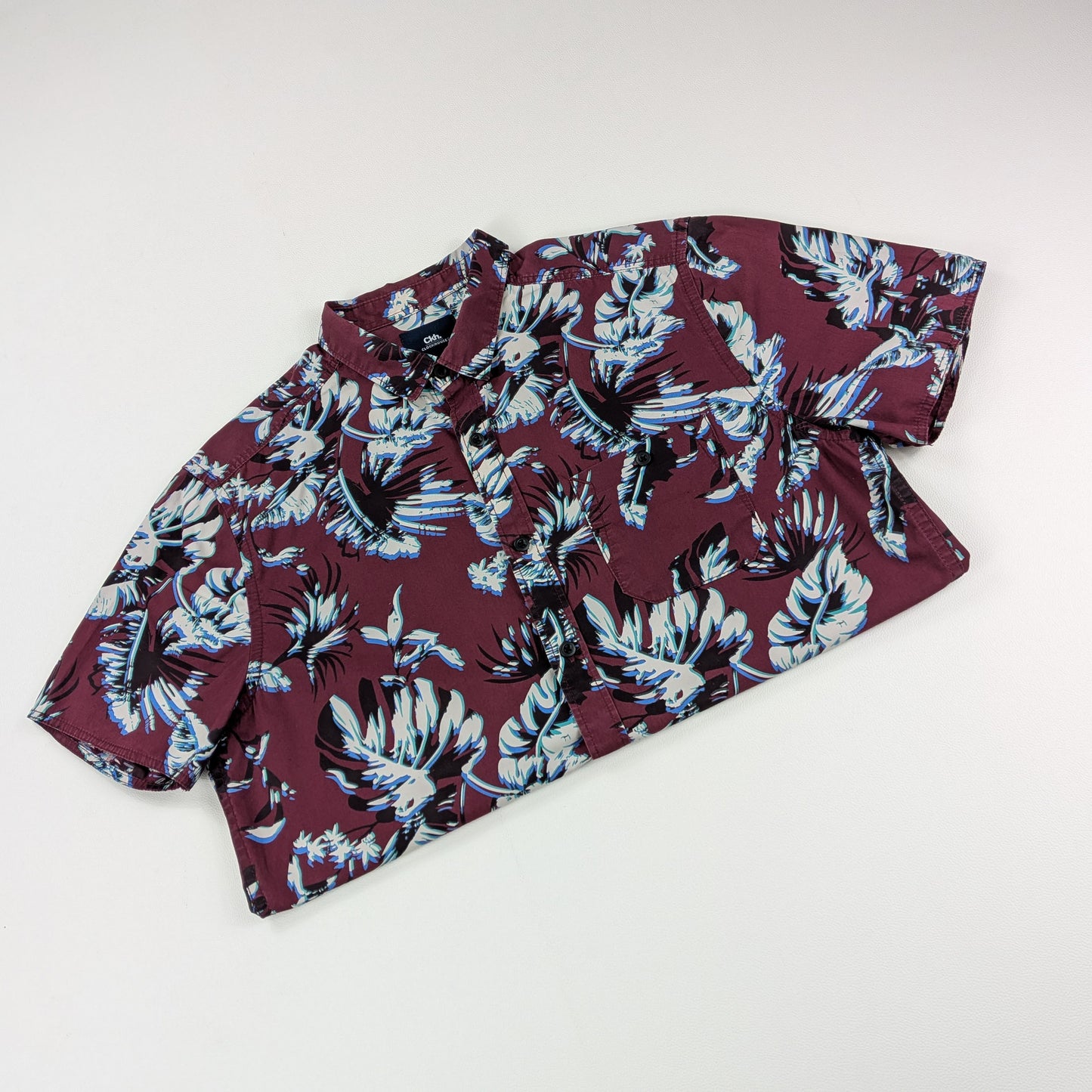 Camicia vintage Clockhouse tropicale hawaiian retro - M