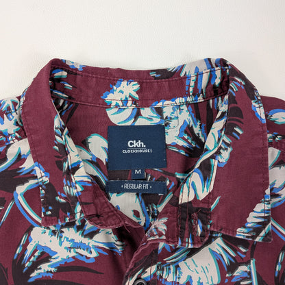 Camicia vintage Clockhouse tropicale hawaiian retro - M