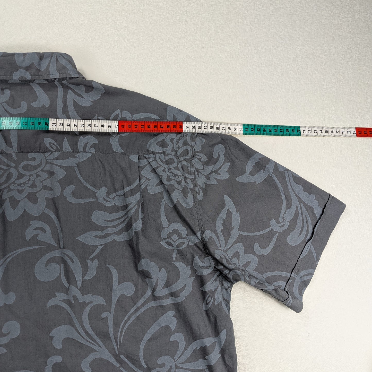 Camicia vintage Gintonic floreale damascata elegante - M/L
