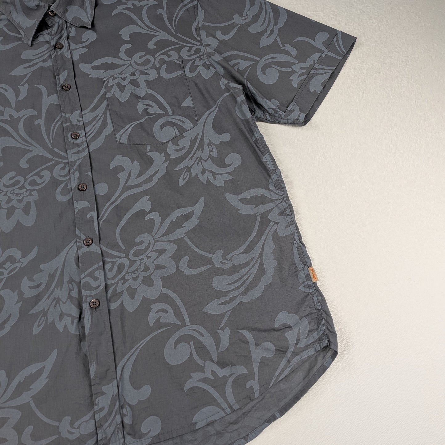 Camicia vintage Gintonic floreale damascata elegante - M/L