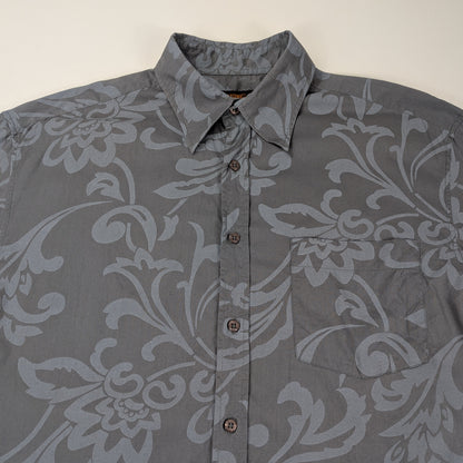 Camicia vintage Gintonic floreale damascata elegante - M/L