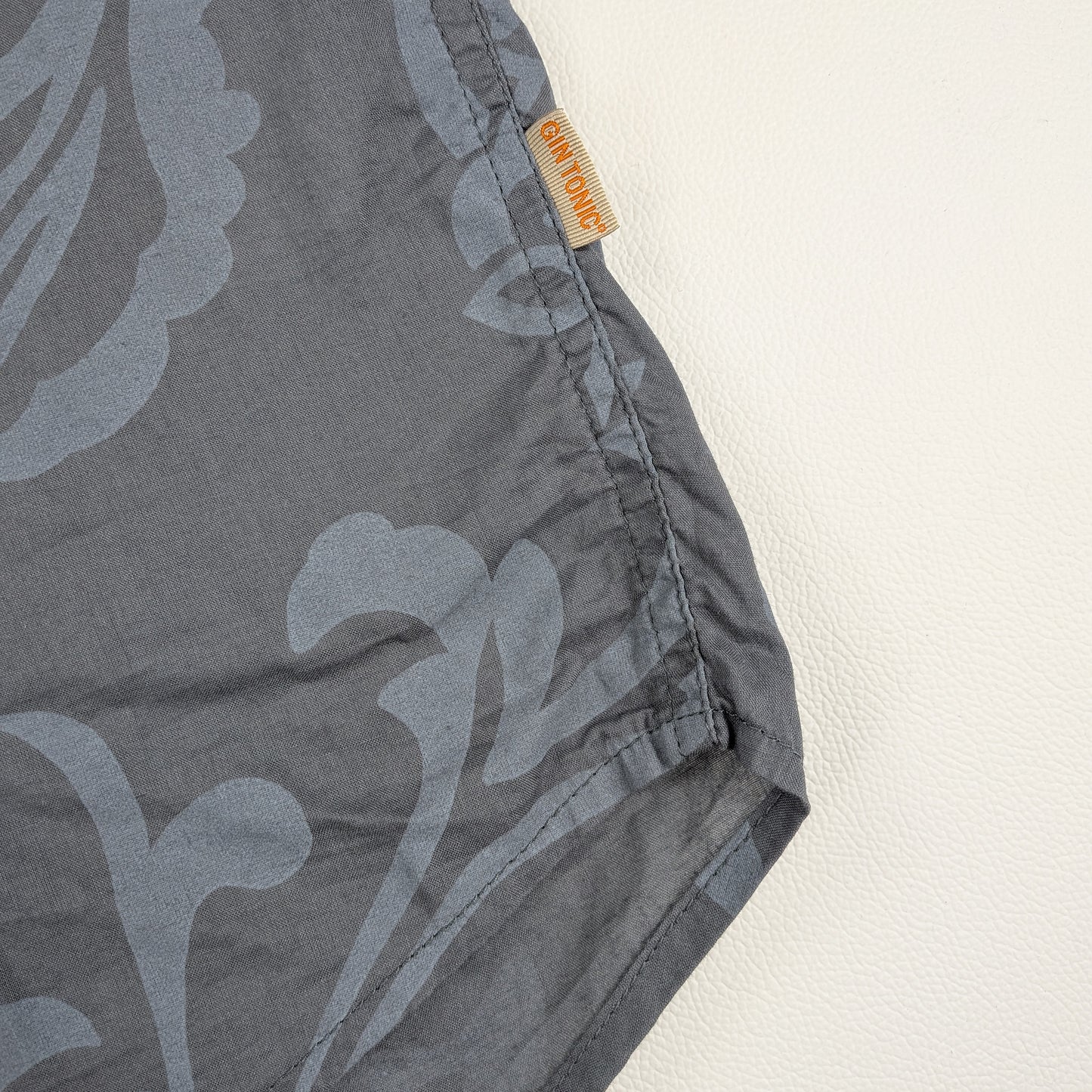 Camicia vintage Gintonic floreale damascata elegante - M/L