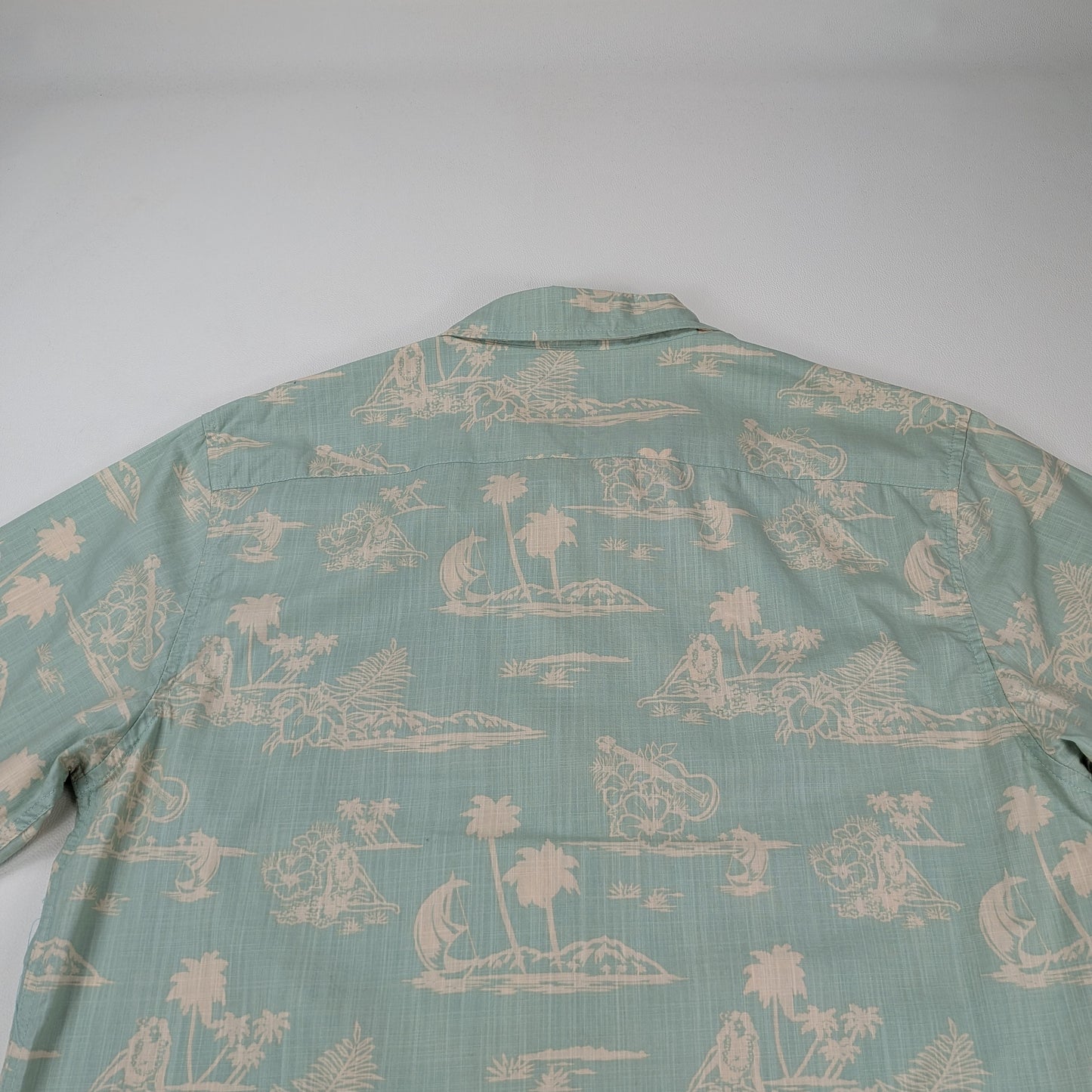 Camicia hawaiana Ocean Current vintage tropical - L
