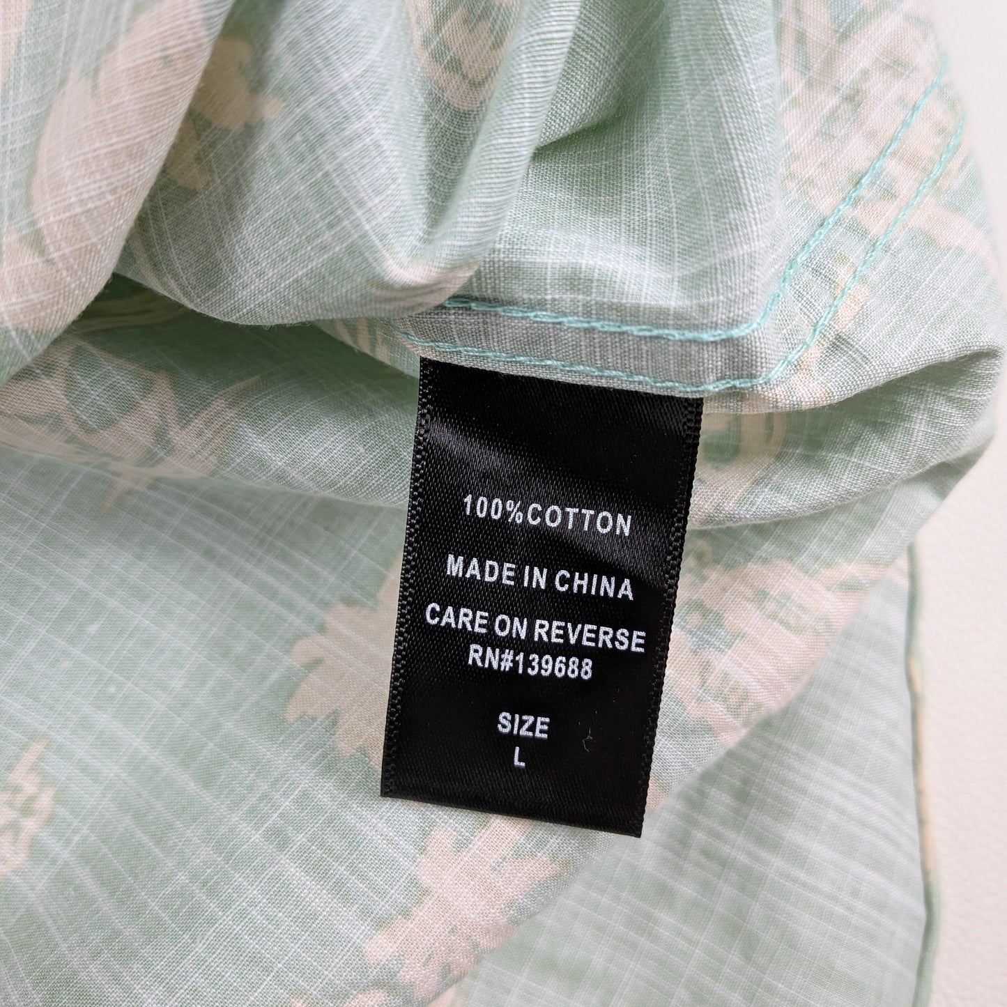 Camicia hawaiana Ocean Current vintage tropical - L