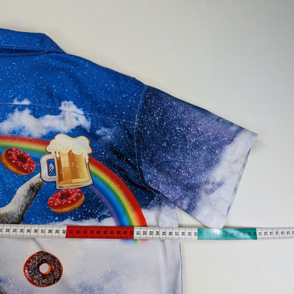 Camicia vintage Y2K festivalwear streetwear eccentrico - L