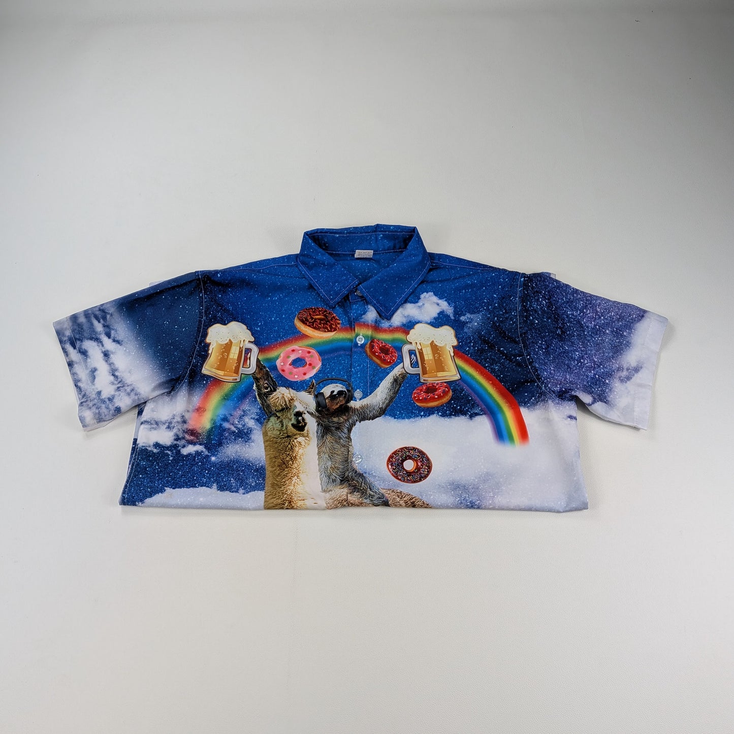 Camicia vintage Y2K festivalwear streetwear eccentrico - L