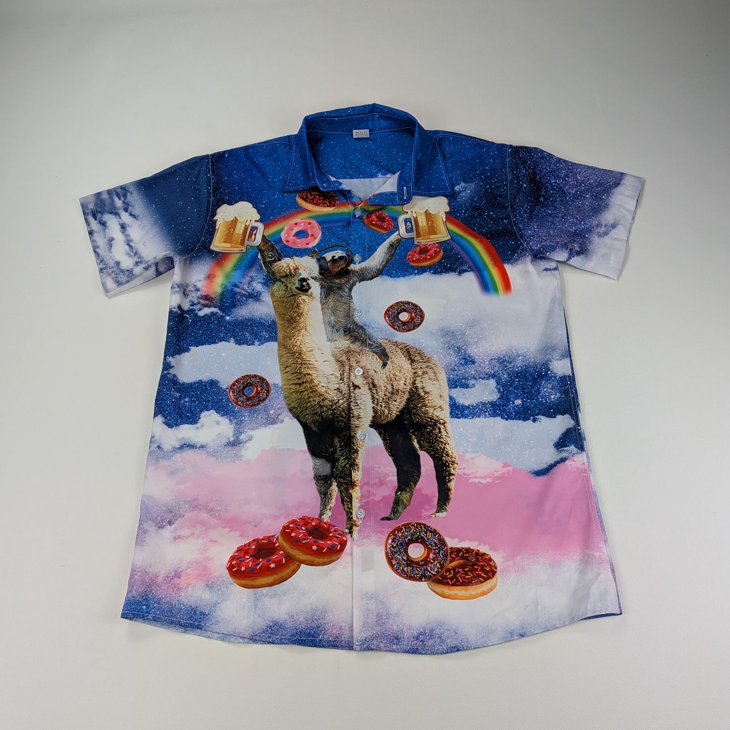 Camicia vintage Y2K festivalwear streetwear eccentrico - L
