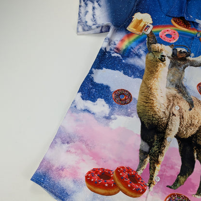 Camicia vintage Y2K festivalwear streetwear eccentrico - L
