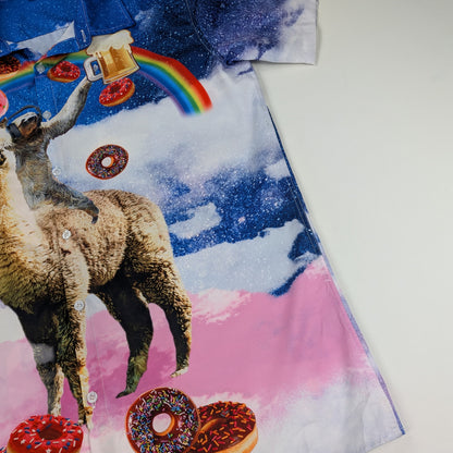 Camicia vintage Y2K festivalwear streetwear eccentrico - L