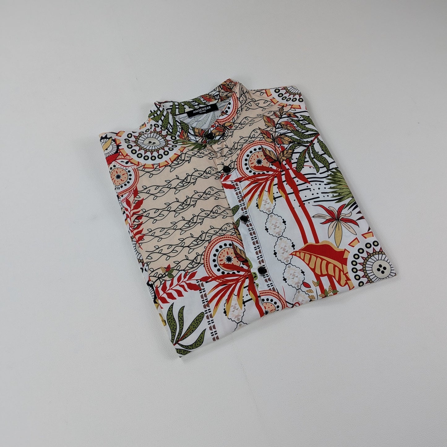 Camicia Angewear Milano fantasia tropicale - XL