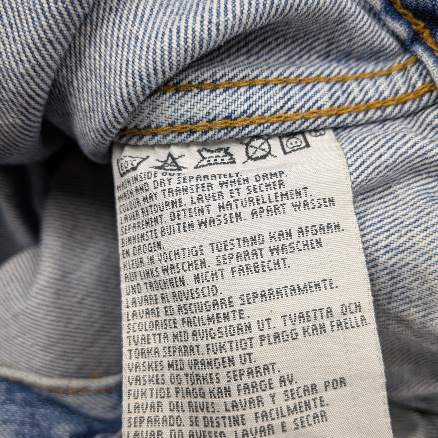 Giacca Levi’s 70503 02 vintage anni 90 denim trucker - M