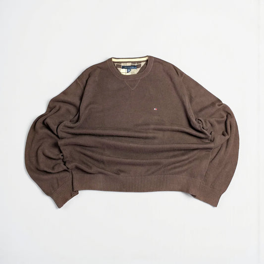 Maglione vintage Tommy Hilfiger minimal preppy - XL