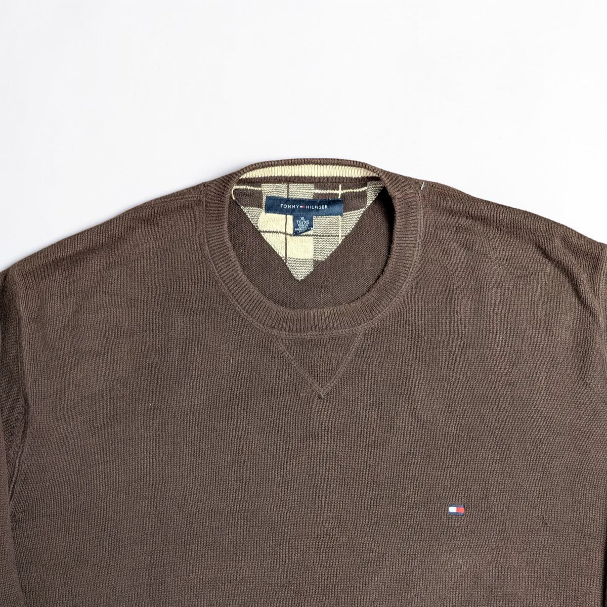 Maglione vintage Tommy Hilfiger minimal preppy - XL