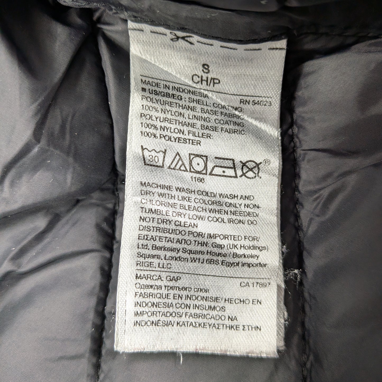 Giacca imbottita leggera Gap design trapuntato - S