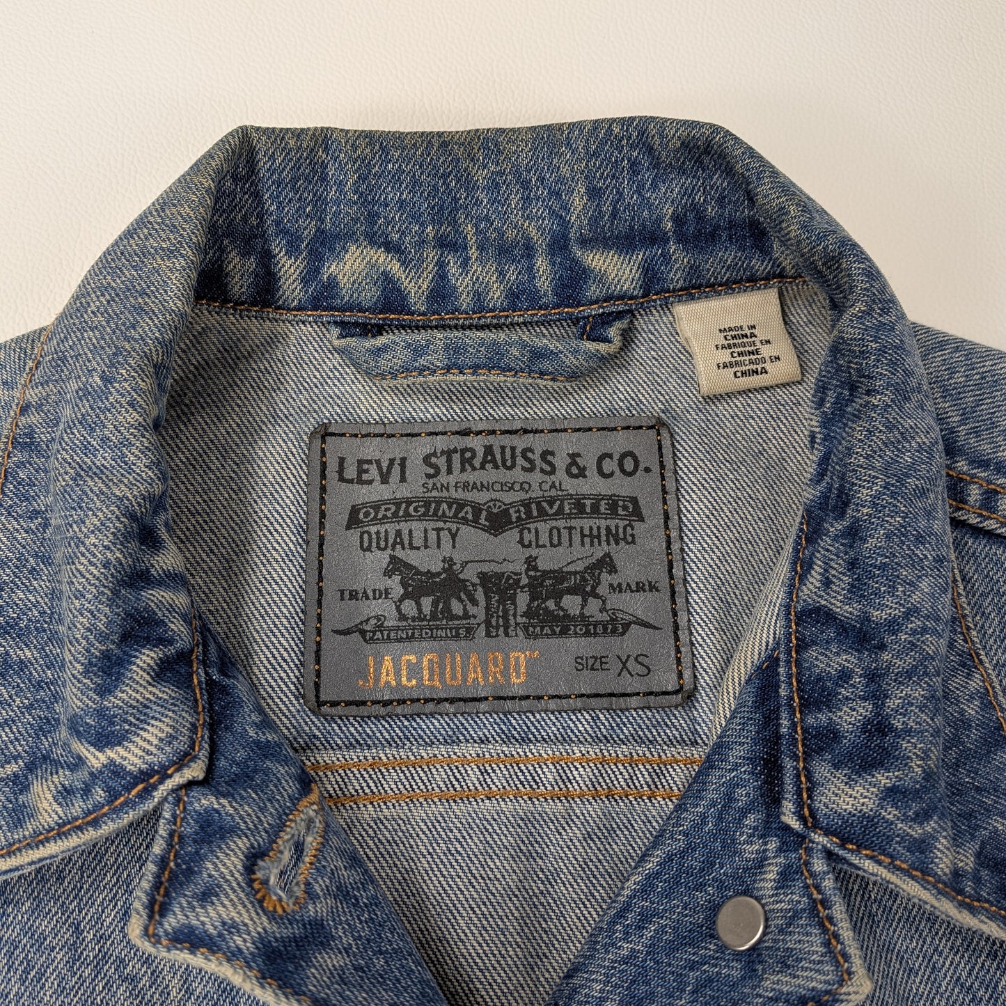 Giacca denim Levi’s Jacquard by Google trucker - XS/S