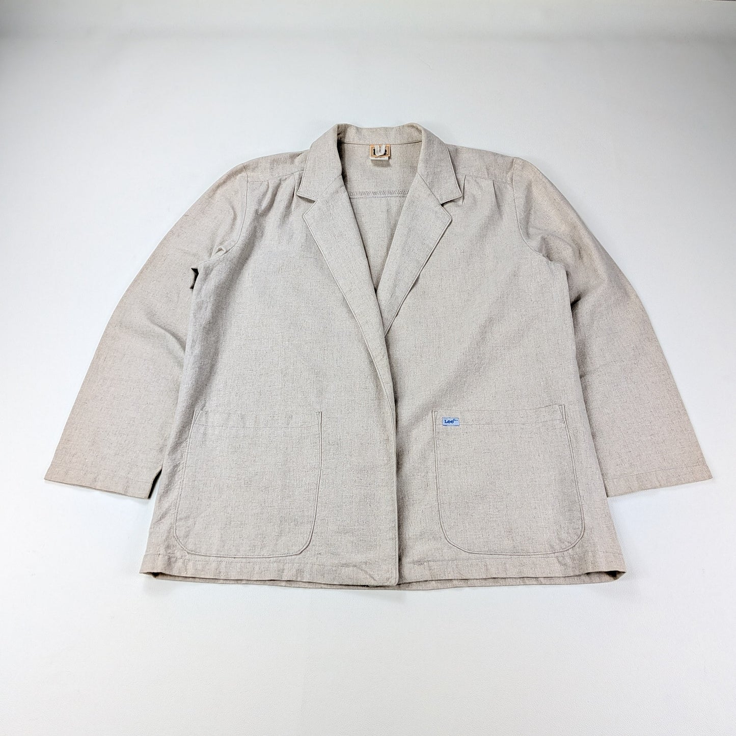Blazer Lee vintage anni 80 Made in Belgium cotone lino - M