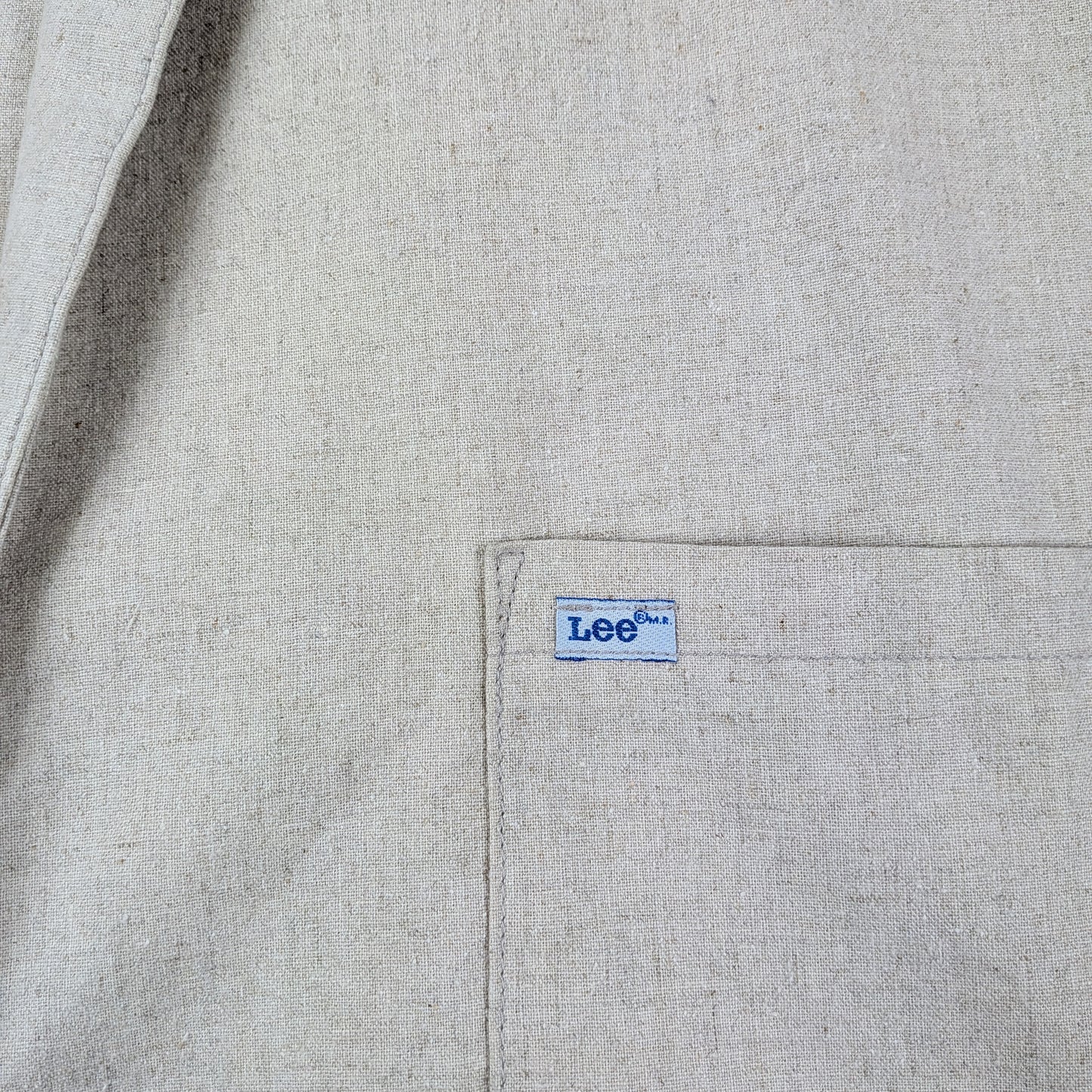 Blazer Lee vintage anni 80 Made in Belgium cotone lino - M