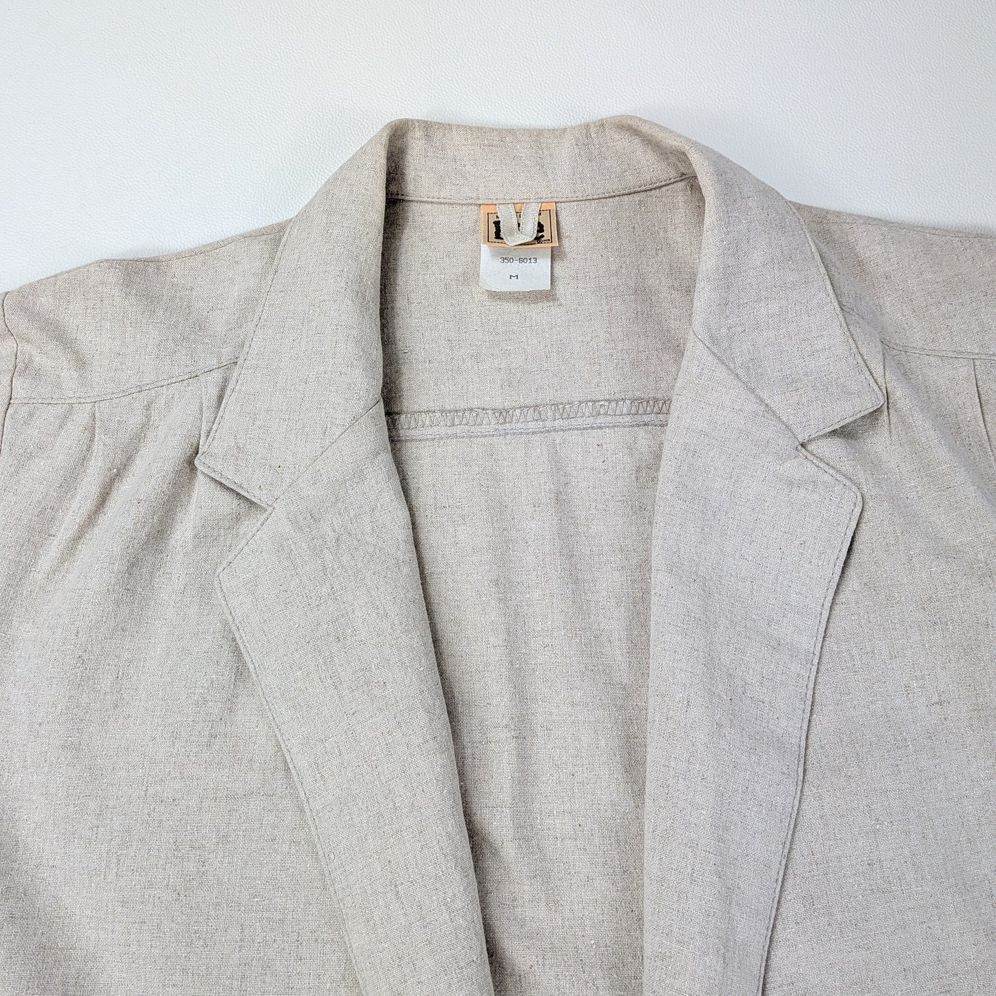 Blazer Lee vintage anni 80 Made in Belgium cotone lino - M