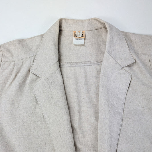 Blazer Lee vintage anni 80 Made in Belgium cotone lino - M